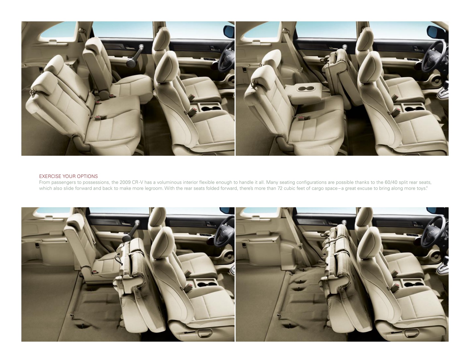 2009 Honda CR-V Brochure Page 2